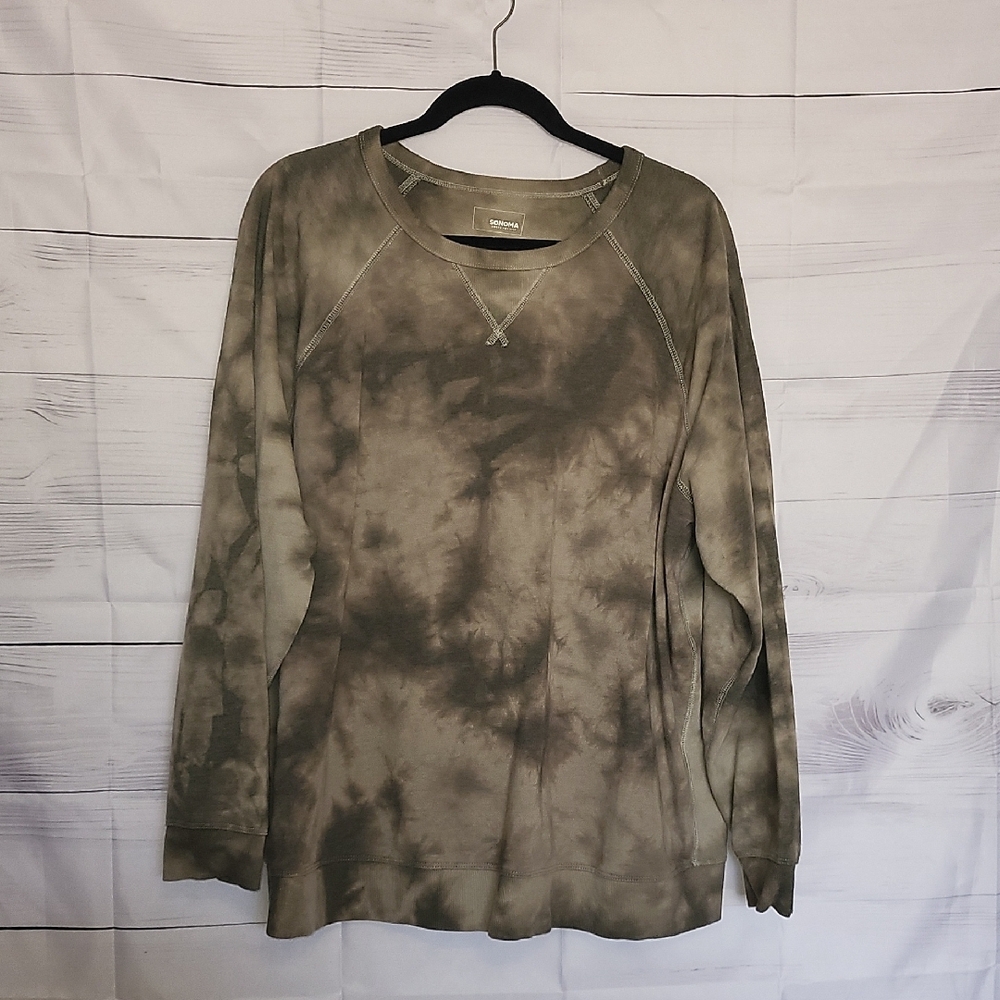 Women's Tie-Dye Long Sleeve Top